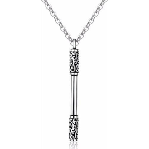 Male Style Stainless Steel The Walking Dead Cudgel Pendant Necklace Mens Jewelry