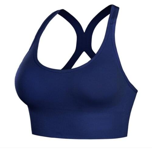 2021 New Sports Bra High Impact Support Woman Push-up fitness Sexy Gym Yoga Padded Crop Top Workout Gym Running Underwear