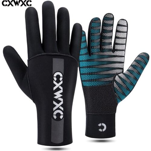 2020 New Gloves Winter Wear-resisting Neoprene Gloves Flexible Thermal Scuba Diving Spearfishing Bike Windproof Gloves Men Women