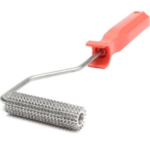 New 75x21mm Laminating Bubble Roller Aluminum Alloy Fiberglass Paddle Roller Bubble Roller Tool Kit Comfortable Handling Tool