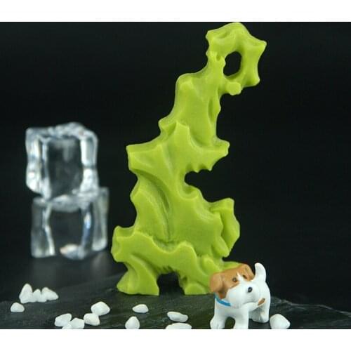 Wholesale/retail,free shipping ,4 hole rockery sugar mould Silicone mold baking tool
