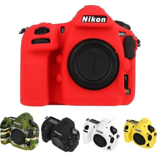 Nice Soft Silicone Rubber DSLR Camera Protective Body Cover Case Skin For Nikon D850 Camera Bag