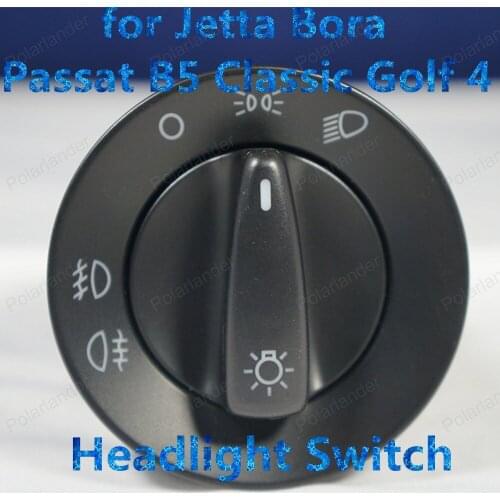 Polarlander 1C0941531a Fog Headlight Lamp for J/etta B/ora B/ora P/assat B5 Classic G/olf 4 Headlight Switch Knob Button