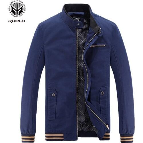 RUELK Men's Long Jackets