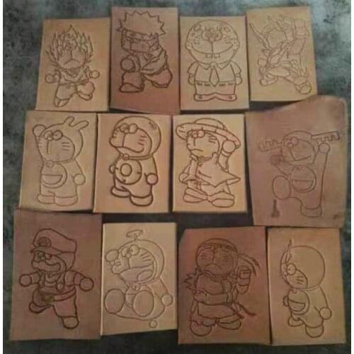 Doraemon cosplay design Hand-work unique design leather carving punches stamp craft tools