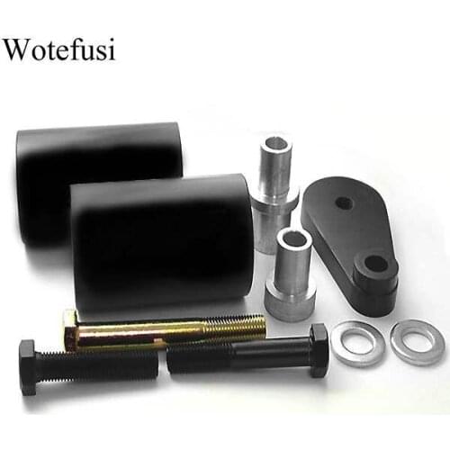 Wotefusi Motorcycle Carbon Black Frame Sliders For Yamaha 03 04 05 YZF R6 06 07 08 YZF R6S [P374]