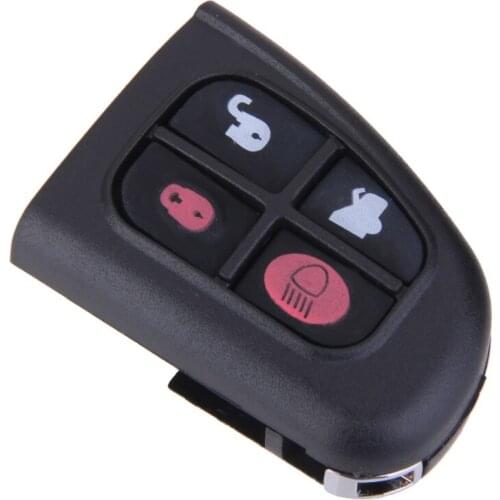 4-Button Key Fob Case Replacement Cover For Jaguar X Type S Type XJ