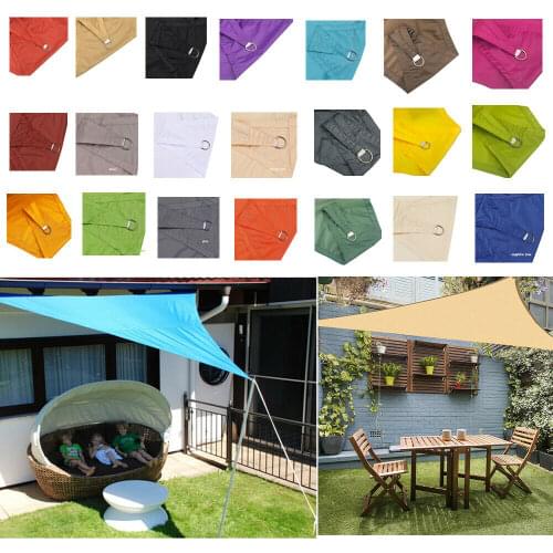 Sun Shelter Waterproof Sunshade Protection Shade Sail Awning Camping Shade Cloth Large for Outdoor Canopy Garden Multisize