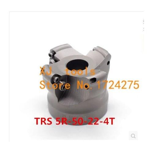TRS 5R-50-22-4T, round nose surface CNC milling cutter,milling cutter tools,Face Milling Cutter Head carbide Insert RDMT10T3