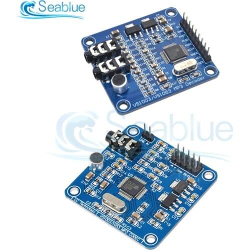 VS1003B VS1053 MP3 Decoding Module Microphone Head STM32 Microcontroller Development Board Accessories Single/Dual Interface