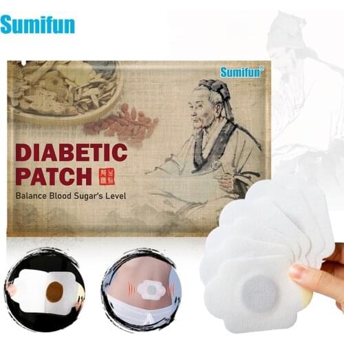 Sumifun 12pcs Diabetic Patch Stabilizes Blood Sugar Level Balance Reduce Blood Glucose Diabetes Patches Treatment Health Care