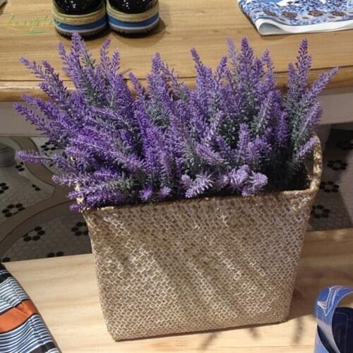 36cm Lavender Artificial Flowers Purple Lavender Bouquet Fake Flower for Bridal Bouquet Wedding Home Decoration Plant Flowers