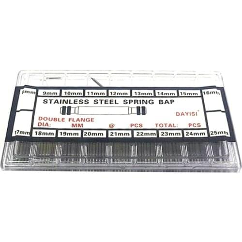 360PCS/Set Watch Accessories Watchband Stainless Steel Metal Spring Bars 8mm - 25mm Strap Belt Repair Tools