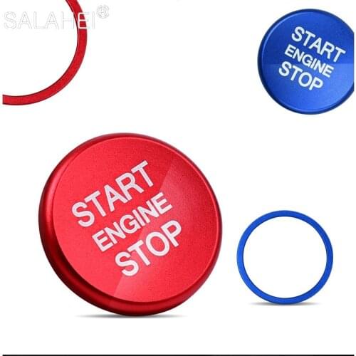Aluminum Car Styling Engine Start Stop Button Ring Cover Trim For VW Jetta MK7 Passat B8 CC Touran Magotan Interior Accessories
