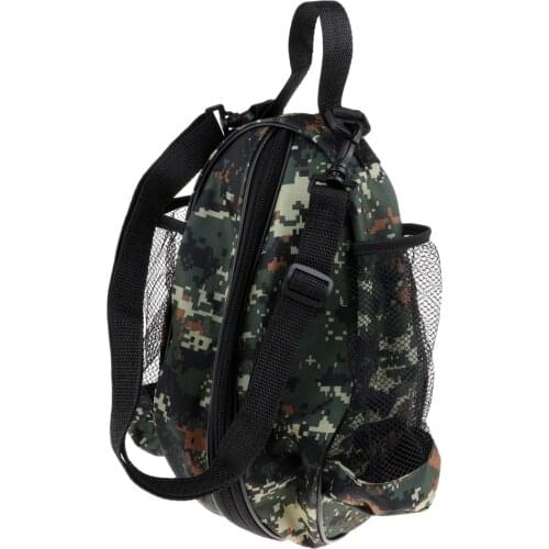 Basketball Carry Bag Holder with Two Side Mesh Pockets For Football Volleyball Carrying Storage