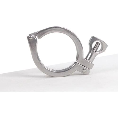 Free shipping 2" Stainless Steel SS304 Tri Clamps Clover Sanitary Single Pin Clamp Fit Ferrule OD 64mm