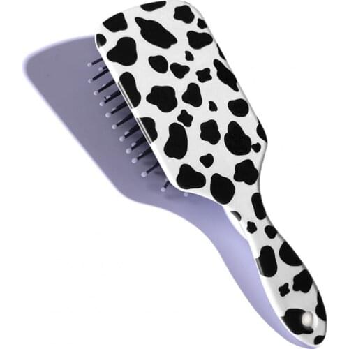 Home Comb Leopard Print High Temperature Resistant ABS Durable Material Women Cutting Hair Comb