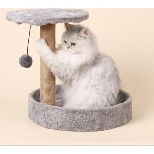 Cat Climbing Frame Tree Scratching Post for Cats Toys Sisal Claw Board Climbing Tower Scratcher Furniture
