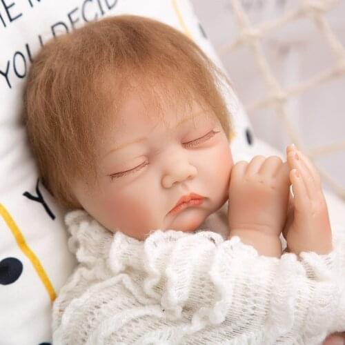 Fashion Bebe Reborn Doll Kits DIY 100% Handmade Silicone Vinyl Rebirth Infant Mould For 22 Inch Silicone Baby Doll Accessories