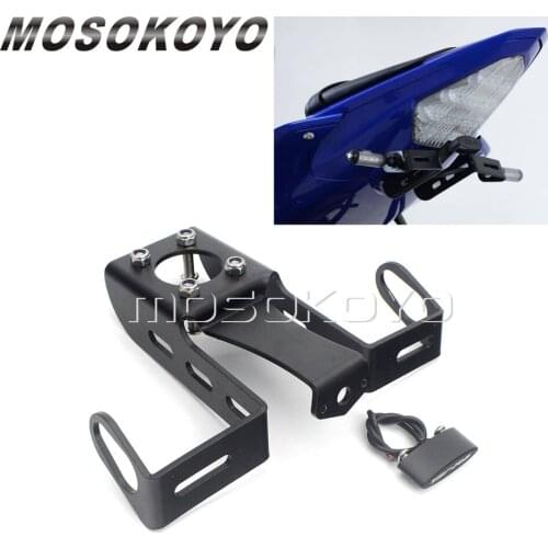 Motorcycle Tail Tidy License Number Plate Holder Fender Eliminator Bracket Kit For Yamaha YZFR6 YZF R6 2006-2013 2014 2015 2016
