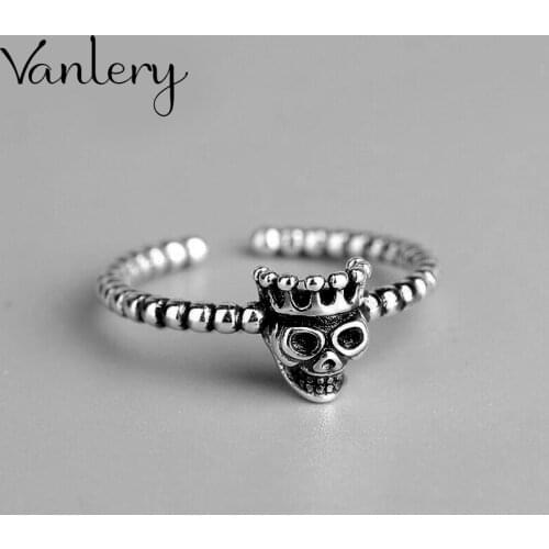 New Gothic Men Skull Rings For Women Jewelry Birthday Gift Romantic Wedding Engagement Drop Shipping 2021