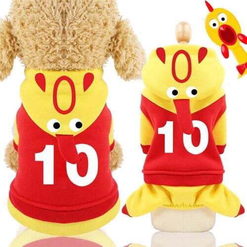Dog Clothes Screaming Chicken Turned Into Four-legged Clothes Cat Jumpsuits Pet Clothes Autumn Winter Dog Coat Sports Hoodies