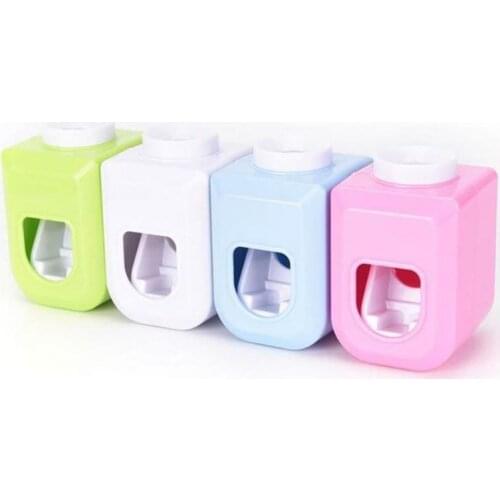 Plastic Toothpaste Squeezer Dispenser Bathroom Wall Storage Toothpaste Holder For Toothpaste Cream Tube Squeezer Accessories