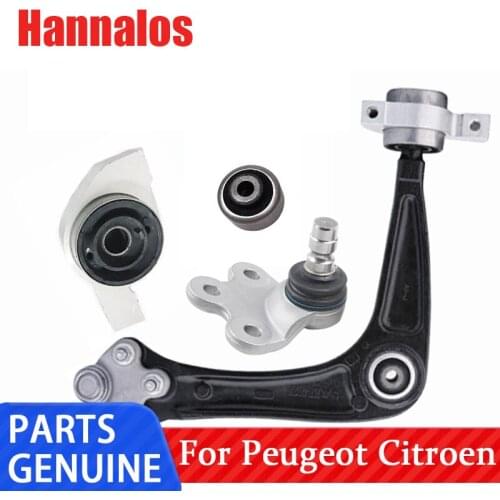 Suitable for Peugeot 508 Citroen C5 Triangle Arm, Front Lower Swing Arm, Lower Support Arm, Triangle Arm Bushing Glue Original F