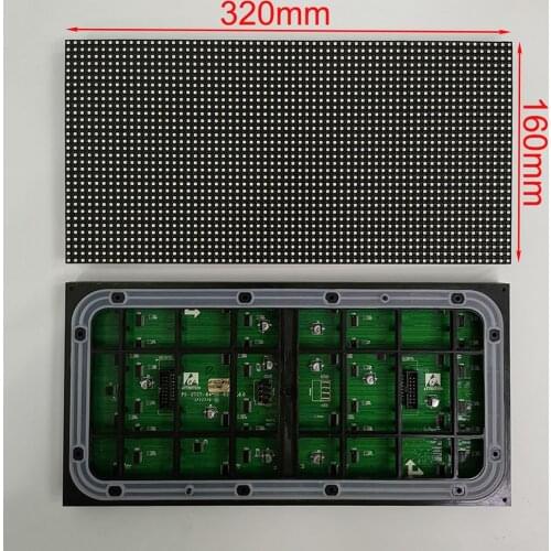320X160mm Outdoor Full-Color Waterproof LED Display Screen P5 Module P2 P3 P4 P6 P8 P10 HD Rental Screen Unit Board Online Shop