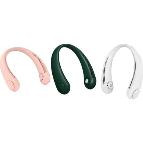 Portable Neck Fan,Personal Mini Cooler Hanging Fan Hand Free Bladeless Fan 2000MAH Battery Operated Wearable Fan