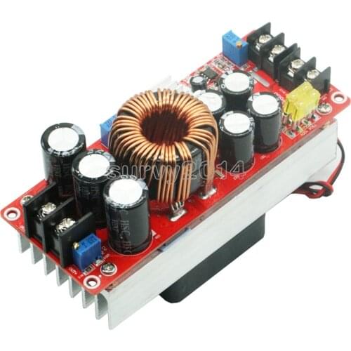1500W 30A Voltage Step Up Converter Boost CC CV Power Supply Module Step Up Constant Current Module DC-DC 10-60V to 12-97V