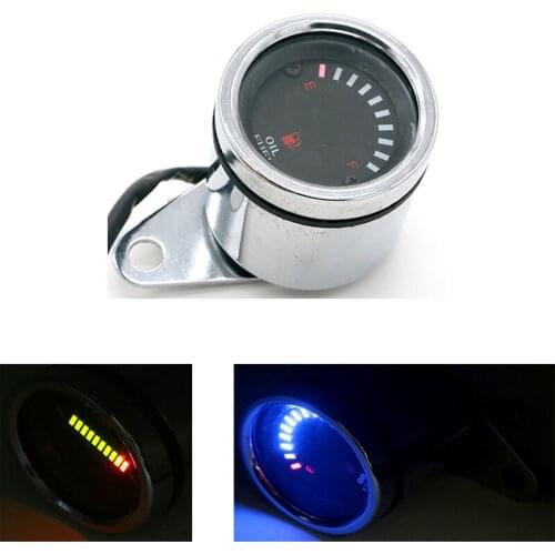 Motorcycle Fuel Meter DC 12V Universal Scooter Motor Refit Oil Meters Motorbike Retro Cheap Instrument Motor Accessories