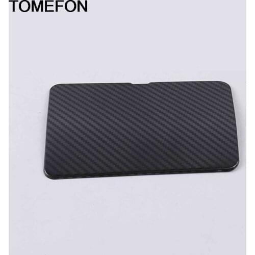 TOMEFON For Nissan Altima Teana 2019 Front Dashboard Storage Box Handle Sticker Cover Trim Interior Accessories Stainless Steel