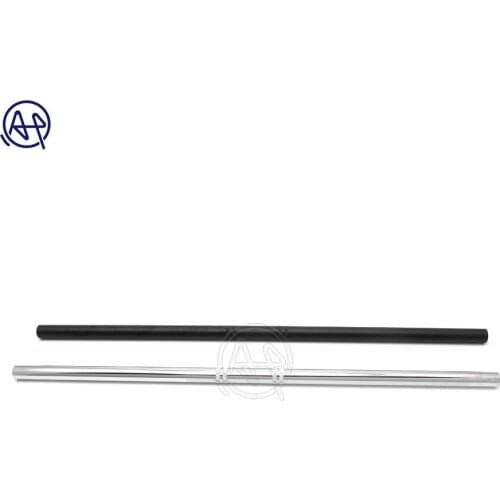 7/8" 22mm Universal Motorcycle Bike Black/Chrome Straight Style Bar Handlebar For Honda Kawasaki Suzuki Yamaha