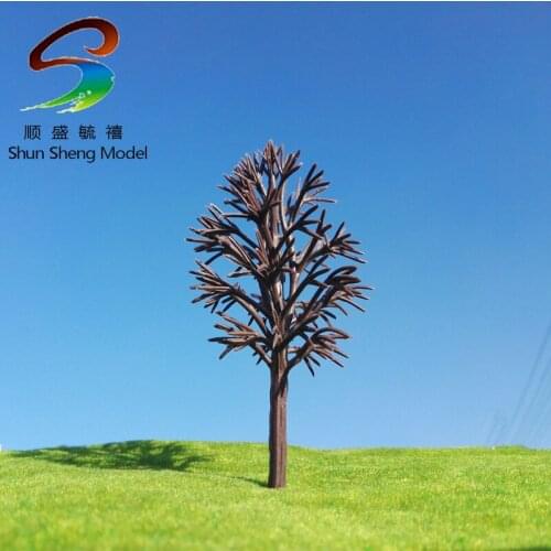 40mm-145mm height Green Train Set Scenery Landscape Model Tree