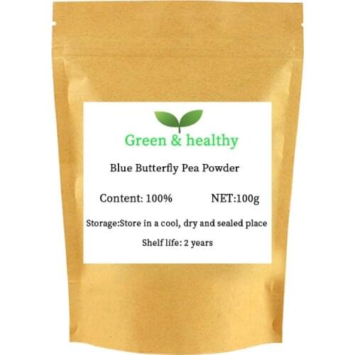 100% Pure Natural Anti-oxidant Organic Butterfly Pea Flower Powder