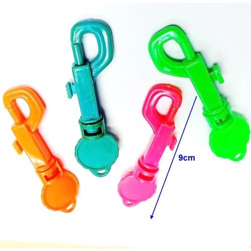 2pcs Plastic colorful SWIVEL CLIP Snap Hook TRIGGER Keychain Pinata Bag Filler Birthday Party Favor Gift Novelty carnival