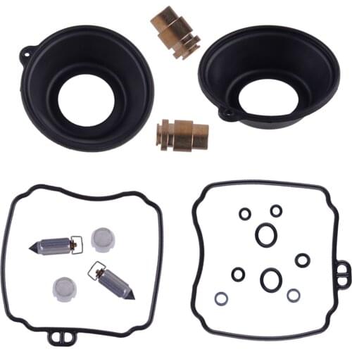 2 x Carburetor Repair Kit With Plunger Diaphragm Fit For Yamaha V Star 650 XVS650 XVS650A XVS650AT 2006-2008 2009 2010