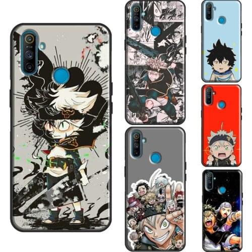 Black Clover Asta Yuno anime Case For Realme 7 Pro 8 Pro 6 Pro Q3 C3 C21 GT Phone Cover For OnePlus 8 Pro 8T Nord 9 Pro