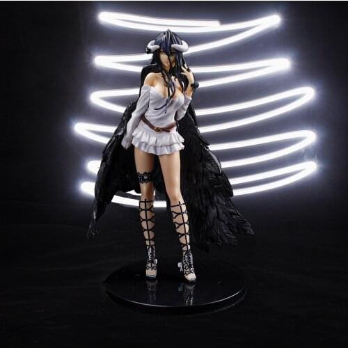 22cm Overlord Albedo So-Bin Anime Figure Overlord III Albedo Action Figure Albedo Figurine Ainz Ooal Gown Figure Toys