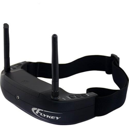 FLYKEY RAFALE V1 5.8Ghz 48CH 854x480x3 WVGA FPV Goggles Video Headset Glasses With 1000mAh 3.7V Battery for FPV System