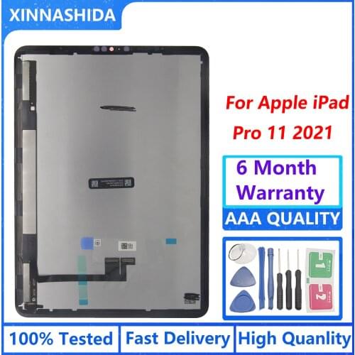 100% New LCD For 11 inch Apple iPad Pro 11 (2021) A2301 A2459 A2460 LCD Display Touch Panel Screen Assembly