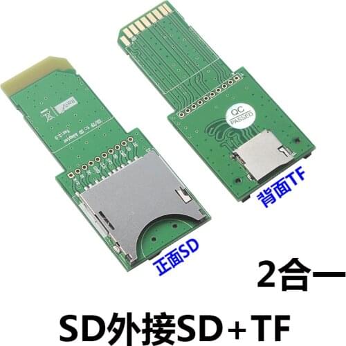 TF/SD to SD Card Extension Board SD Test Card Set SD Card Extension Board, TF Test Card Set Card Test PCB