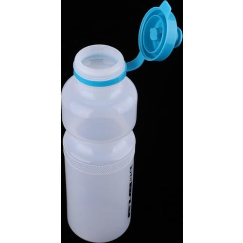 Portable 750ml Cycling Water Bottle Food Grade Plastic Hiking Drinking Cup