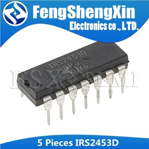 5PCS IRS2453D DIP16 IRS2453 DIP IRS2453DPBF SELF-OSCILLATING FULL-BRIDGE DRIVER IC