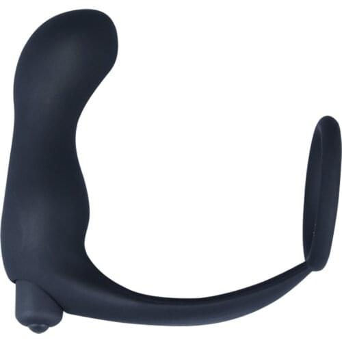 Silicone G-spot Vibration Anal Plug Prostate Gland Cock Ring Male Penis Ring Massage Anus Protection physiological health