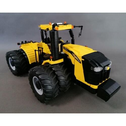 Technology building block MOC-30383 challenger mt965e 8 remote control tractor engineering vehicle assembly toy boy gift