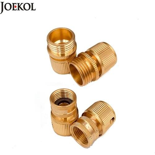 Female 1/2 inch male garden tap connector brass hose Quick connector G1/2 water gun copper fitting car wash 1pcs