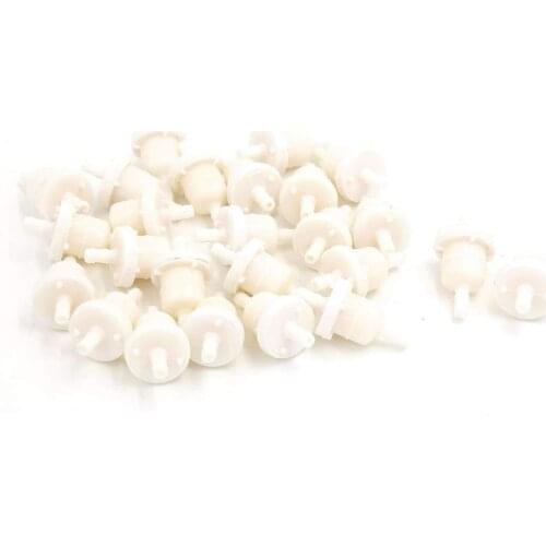 25 Pcs 7mm Dia Inline Gas Fuel Filter Hose Lines Engine for Motorcycle