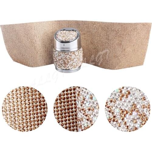 Car Sparkly Fashion Car Bling Bling Crystals Gold Towel Ashtray Paper Box Cover Case Tissue Box with for Home Car Office use